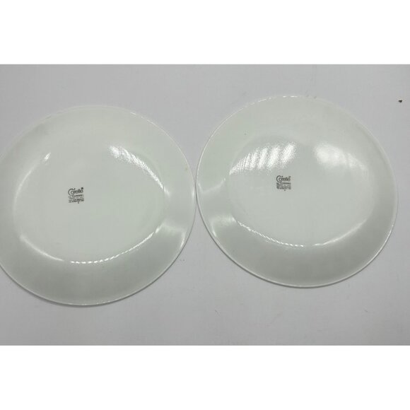 Set of 2 Corelle Butterfly Flower Gold Harvest Lunch Plate 8 1/2" Vintage - Picture 2 of 7